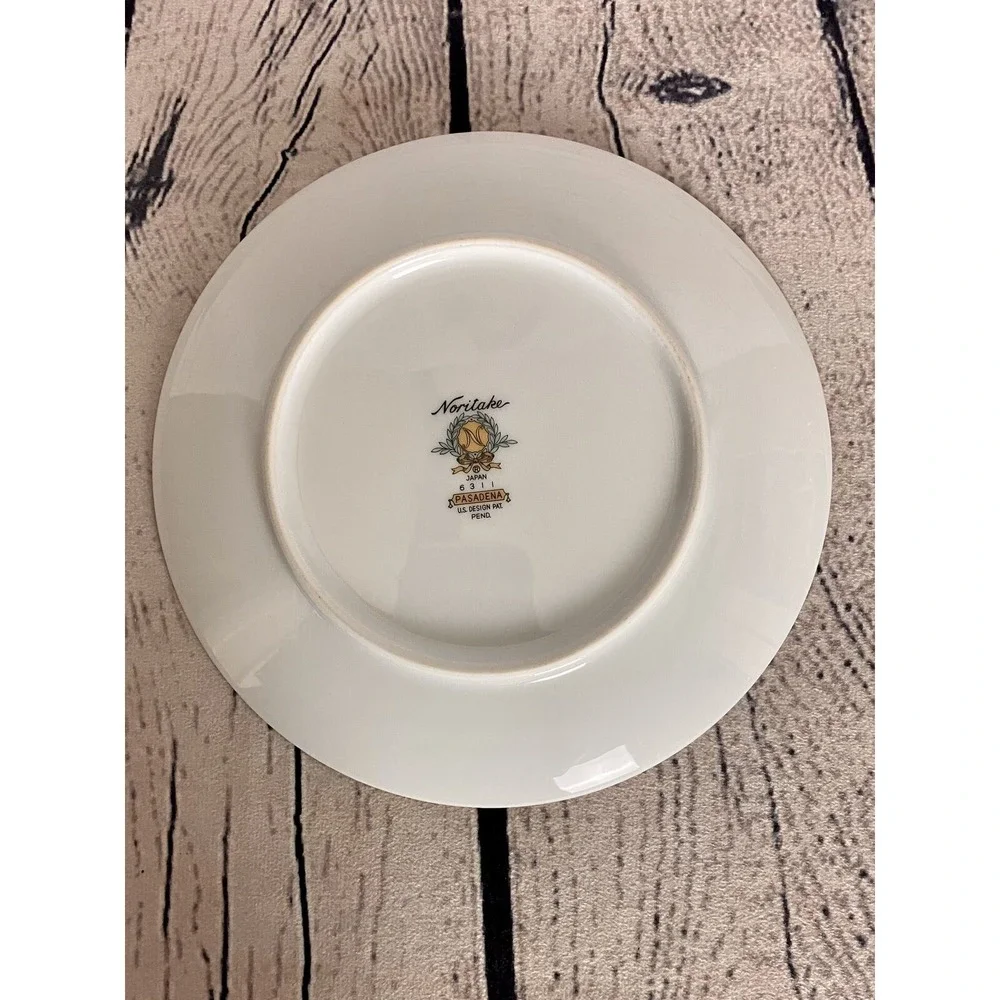 Noritake Pasadena Rose 6311 Bread Plates 6  1/4